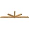 Ekena Millwork Kennewick Timber Gable Bracket, Western Red Cedar, 108"W x 31 1/2"H x 4"D x 4"F, 7/12 Pitch GBW108X31X0404KEN00RWR - alternate 2